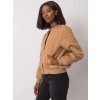 Béžový prošívaný bomber