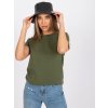 Khaki basic tričko Peachy
