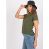 Khaki basic tričko Peachy