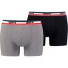 Černo-šedá sada boxerek Levi's Boxer 2 Pairs Briefs