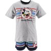 Šedo-modrý komplet trička a šortek Mickey Disney