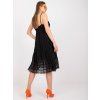 Černé letní šaty s krajkou