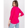 Fuchsiová mikinová halenka