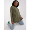 Khaki volná halenka (Velikost ONE SIZE)