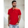 Červená pánská polokošile