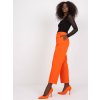 Oranžové elegantní kalhoty