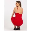 Červené přiléhavé šaty
