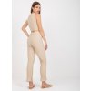 Béžový komplet kalhot a topu