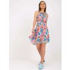 Barevné květinové šaty (Velikost S/M)