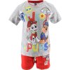 Šedo-červený chlapecký letní set Paw Patrol