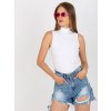 Bílý top s rolákem