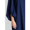 Šaty s nadýchanými rukávy M693 Navy