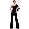 Černý elegantní overal s jedním rukávem (Velikost S)
