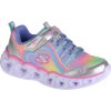 Barevné dívčí svítící tenisky Skechers Heart Lights-Rainbow Lux