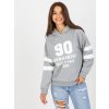Šedá sportovní mikina "90"