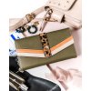 Lulu Castagnette IDALINE Barevná peněženka X011 - khaki