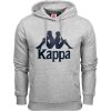 Šedá mikina Kappa Taino Hooded (Velikost S)