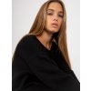 Černý svetr Dusty s prodlouženými zády (Velikost ONE SIZE)
