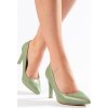 Dámské pistáciově zelené lodičky
