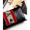 Peterson Dámská peněženka Y045 - černá se vzorem
