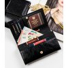 Peterson Dámská peněženka Y045 - černá se vzorem