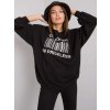 Černá mikina s potiskem