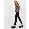 Černý komplet se vzorovanou mikinou