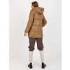 Camel dámská prošívaná zimní bunda