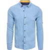 Světle modrá denim košile