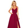 Elegantní bordó maxi šaty DANIELE
