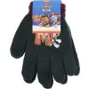Černé chlapecké rukavice Paw Patrol