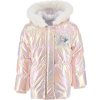 Disney Frozen Růžová teplá zimní bunda s holo efektem