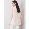 Dámská smetanová chlupatá vesta (Velikost M/L)