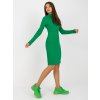 Zelené rolákové šaty