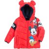 Bunda s oušky Disney Mickey Mouse - červená