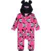 Růžový plyšový overálek Minnie Mouse