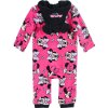 Růžový plyšový overálek Minnie Mouse