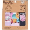 Trojbalení kalhotek Peppa Pig - bílá/tmavě modrá/fialová