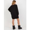 Černé mikinové šaty New York