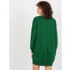 Tmavě zelené mikinové šaty New York