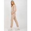 Světle béžová souprava s průstřihem na zádech (Velikost S/M)