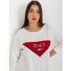 Smetanové tričko s aplikací Italy