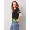 Černé dámské tričko s nápisem