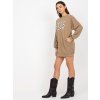 Tmavě béžová tunika TEXAS