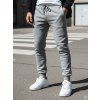 Šedé pánské basic tepláky (Velikost 2XL)