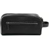 Kosmetická kožená černá taška SOLIER (SK02 BLACK)