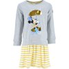 Disney Minnie Mouse Šedo-žlutá mikina se sukýnkou