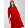 Červené midi šaty