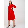 Červené midi šaty