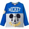 Modré tričko s dlouhým rukávem Disney Mickey Mouse